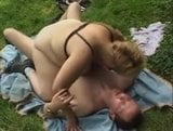 Mature bbw gets fucked outdoors snapshot 18