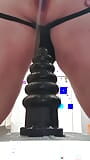 97mm staged anal destroyer in the last hoop breaking the anus all the way. Full anal insertion. Session 109. 20240203 snapshot 10