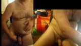 Man being fattened up, before and fatter after, horny snapshot 13