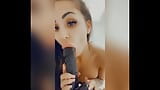 SOLO GRANDE Cazzo nero DILDO - pompino e cavalcata di dildo duro - Susy Gala snapshot 3