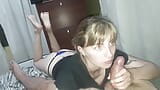 Chica rubia mamada POV con pose de pies snapshot 6