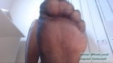 frankicavalli gives you a close up of her nylon covered toes snapshot 1