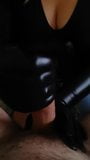 Pov pvc gloves handjob cumshot snapshot 5