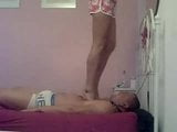 Amateur cama pisoteando snapshot 2