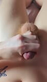 my super hard penis throwing milk how delicious it is to wake up on Sunday with a super hard and very hot cock how are you, you snapshot 1