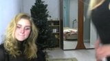 Two Russian girls in front of the camera for the first time snapshot 16