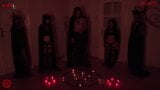 Something very strange happened during a satanic ritual, a candle lit by itself! snapshot 13