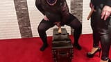 Mistress Azize Tarot fucks sissy with big strapon snapshot 2