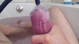 Pump my cock in hot bath (cum) snapshot 3