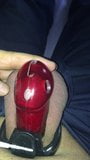 Day 1 locked in chastity cage snapshot 1