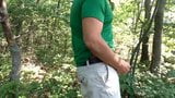 I'm hiding so I can jerking off then cumming in the woods snapshot 3