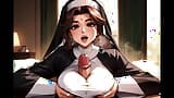 Sexy Hot Nun in Action Ai Porn snapshot 9