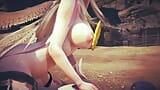 Angewomon Cowgirl : Digimon Hentai Parody snapshot 14