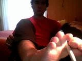 Straight guys feet on webcam #335 snapshot 7