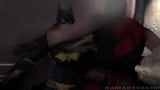 Batman Porn Asylum - Harley Quinn Fucks Batgirl snapshot 2