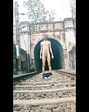 Nude gay men in front of railway line sexy dick snapshot 1