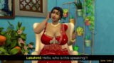 Mătușa Lakshmi - volumul 1 partea 8 - mamă sexy desi țâțoasă a fost șantajată de un străin pervers - wickedwhims snapshot 3