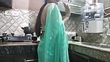 Muh main mota lund dal kar kiya deep throat blowjob  aur fir jorse chod kar fara boor in kitchen  snapshot 4