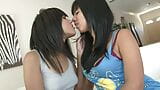 From Erasmus to Orgasmus with Tess Morgan and Momoka after College Cheerleading Practice at Home snapshot 2