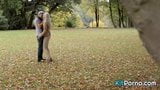 Wild sex of young couple in the woods snapshot 2