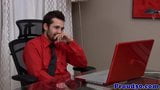 Mature office stud jerks his cock after hours snapshot 3