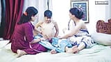 Desi Indian Family Sex Hardcore Fuck with Step mom , Granny and A Big Cock Step Son snapshot 3
