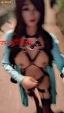 Sexy shemale xingzifei queen bondage outfit  outdoors snapshot 13