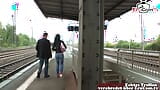 Skinny german slut pick up at train station and fucked snapshot 3