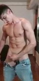 handsome horny guy jerking off snapshot 2