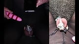 Ruined orgasm in micro chastity cage with vibrator snapshot 20