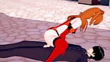 Asuka cowgirl: neon genesis evangelion хентай пародія snapshot 8