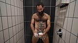 Hairy Guy Jerk off in Gym Locker Room snapshot 15