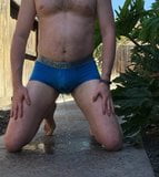 Naughty Outdoor Underwear Pissing snapshot 3