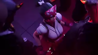 Yosh kokrak bilan rus porno