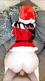 Ti's the season to be Slutty, little kitty Claus gets her present snapshot 8