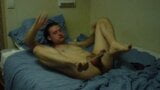 Kudoslong strips naked his cock hard he ties a budge around cock and balls and pulls snapshot 13