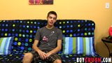 Young twink Max Morgan interview before masturbation cumshot snapshot 8
