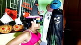 Stepmom make wish stepson fuck on this Halloween - hindi voice snapshot 10