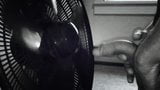 I cram my floppy dick into a fan in slow motion snapshot 2