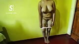 斯里兰卡办公室女孩展示她的屁股 snapshot 12