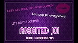 AUDIO ONLY - Assisted masturbation. Let's all jerk off with Aaron and pop jizz everywhere JOI snapshot 11