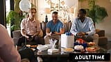 ADULT TIME - Hotwife Casey Calvert's Horny In-Laws AIRTIGHT GANGBANG BUKKAKE Her With Husband's Help snapshot 3