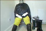 More wanking in latex. snapshot 17