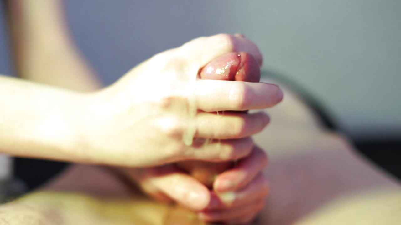 I worked affectionately and well with his penis for a long time and in the end received a well-deserved reward