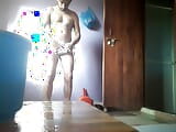 Asiático papá masturbándose snapshot 2