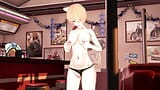 Akane Hououji berijdt een dildo - Godin Café Terrace 3D Hentai snapshot 1