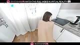 Brunette short hair Wild Frida is sucking dick before getting fucked hard in VR. snapshot 14