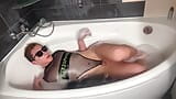 Sensual banho de espuma femboy com vapor e porra snapshot 7