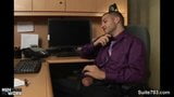 Lusty gays banging in the office snapshot 2