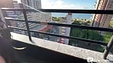 Am făcut sex pe balconul apartamentului meu cu vecina mea POV - drii Cordeiro snapshot 8